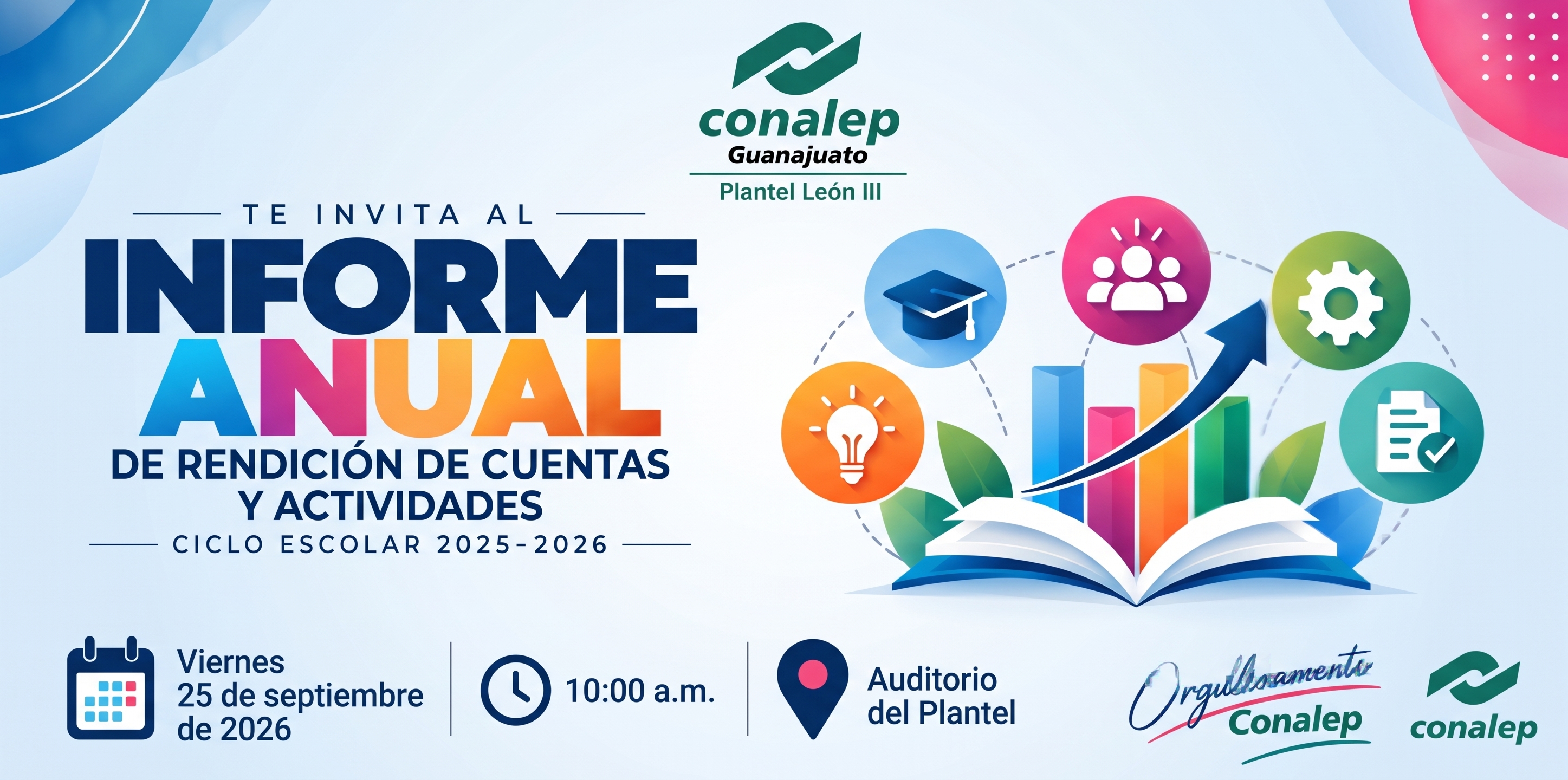 Convocatoria: Informe de Actividades y Rendición de Cuentas 2025-2026